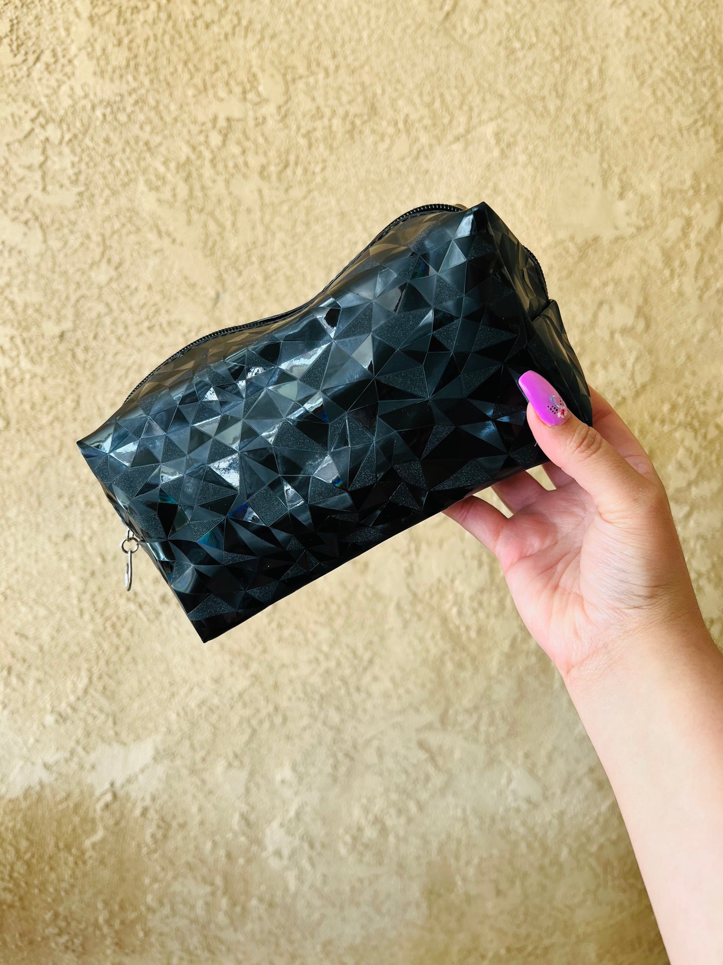 Makeup Bag Diamond Black