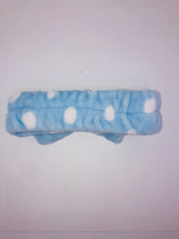 Load image into Gallery viewer, Light-Blue Polka Dot Headband
