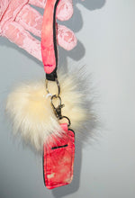 Load image into Gallery viewer, Wristlet Fur Ball Keychain
